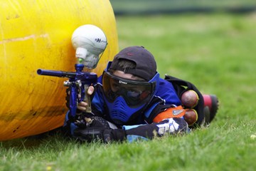 This photo of Tournemant Paintball in Progress is used courtesy of James H. of London, England. 